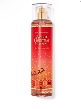 Bath & Body Works Bright Christmas Morning Fine Fragrance Mist - Red & Gold